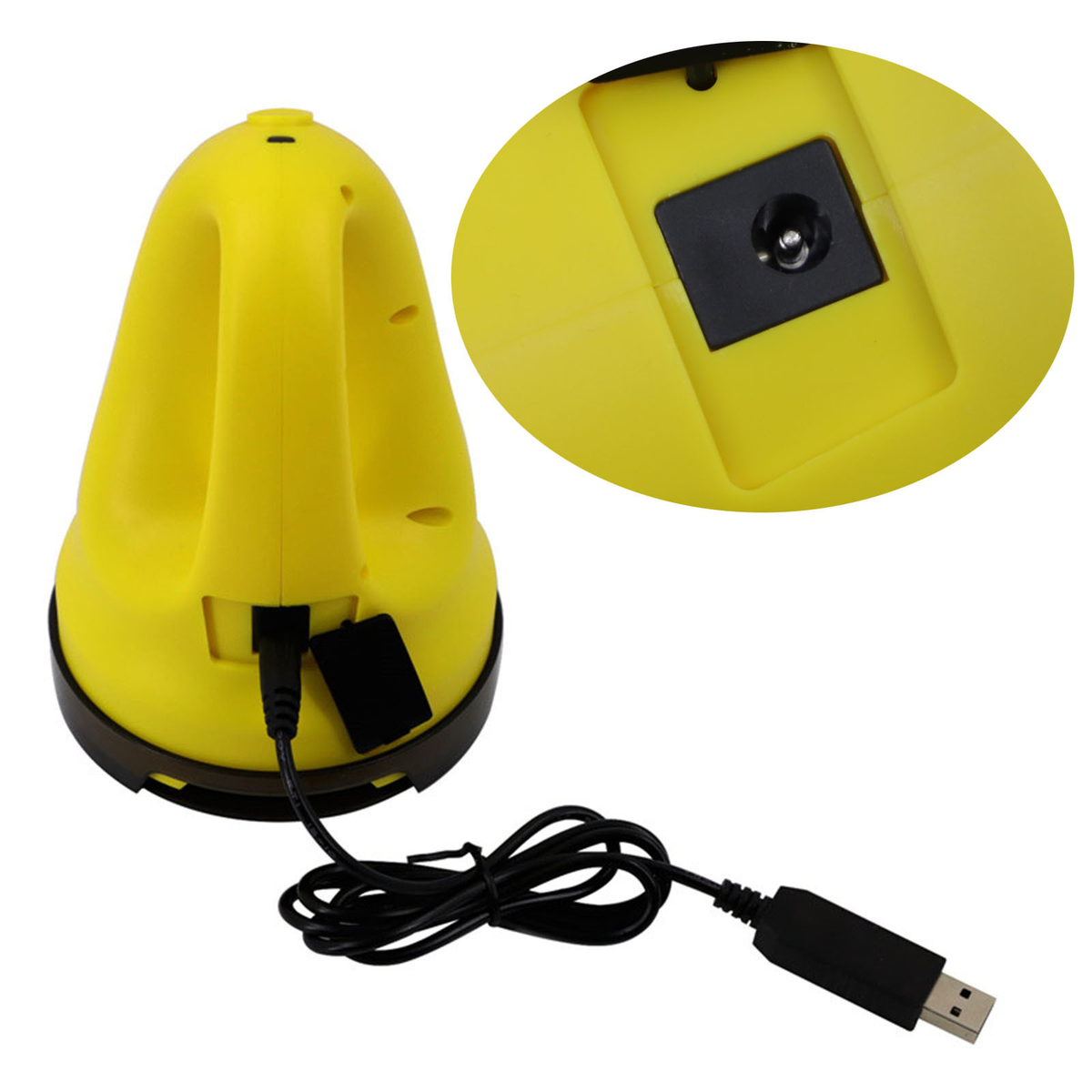 Rechargeable Electric Ice Scraper with Rotating Disc for Cars