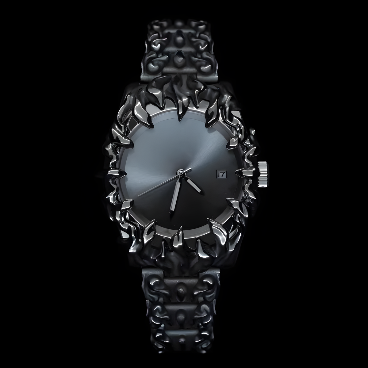 Claw-Shaped Retro Fashion Watch with Analog Dial Options
