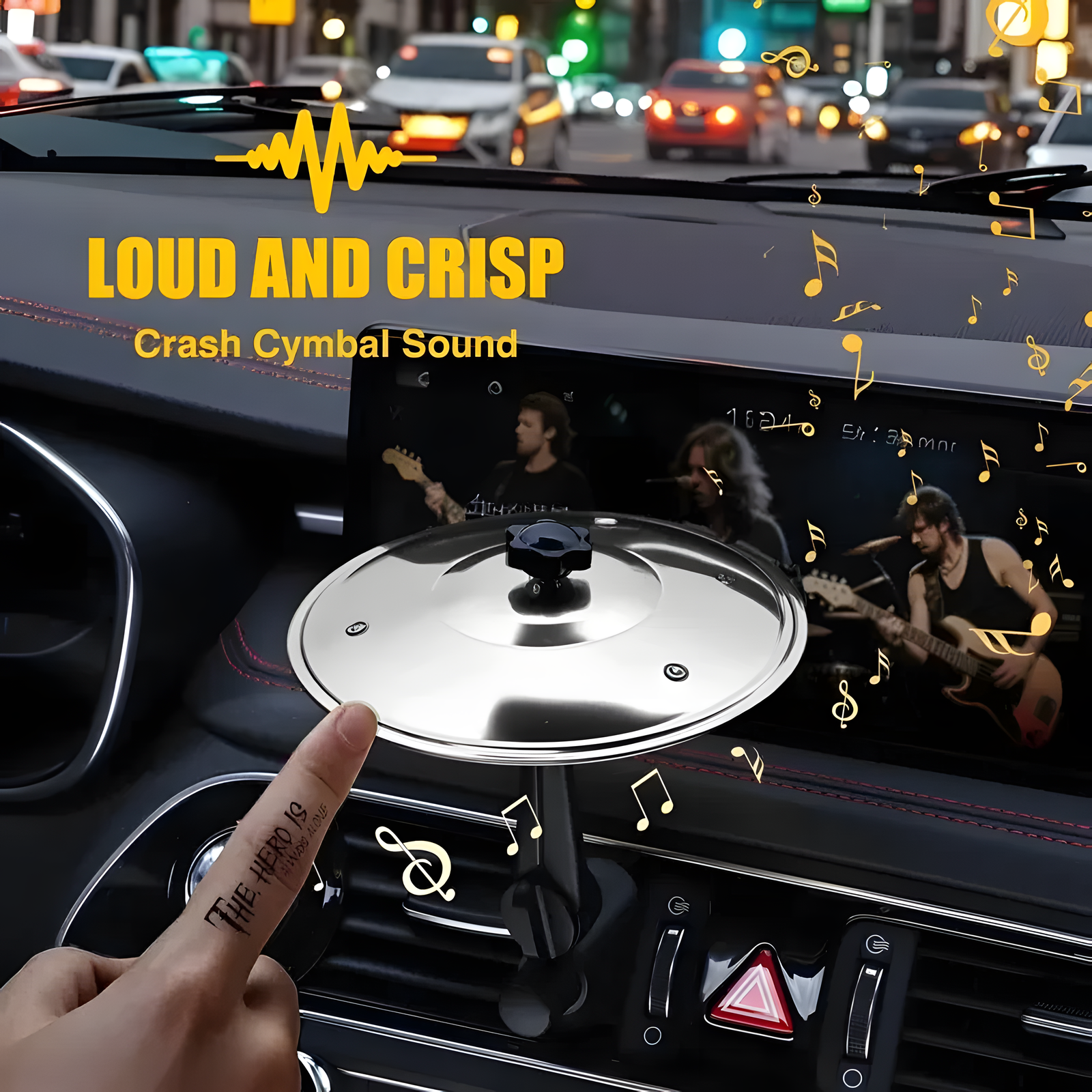 Car Air Vent Bell Decoration – Wind Chime Charm for Dashboard