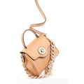 Chain-Strap Shoulder Bag with Flap and Inner Phone Pocket