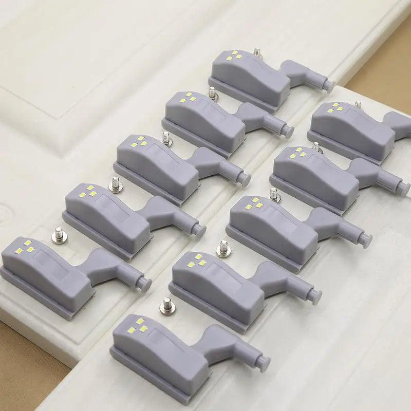 LED Cabinet Hinge Lights - Automatic Sensor Kitchen Cupboard Lighting