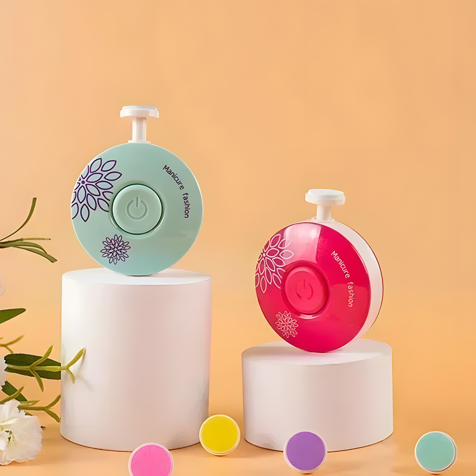 Electric Baby Nail File Trimmer with Interchangeable Heads