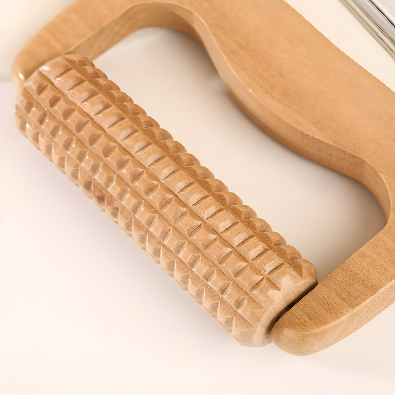 Wooden Roller Leg Massager – Manual Foot & Calf Massage Tool
