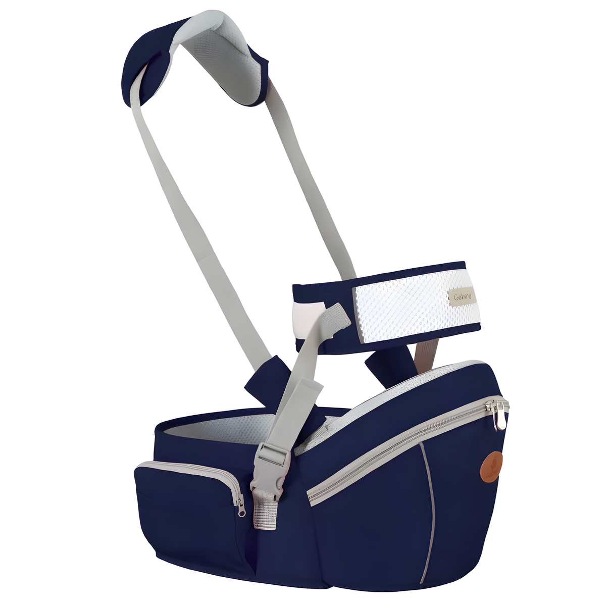 Baby Hip Seat Carrier with Padded Shoulder Strap and Pockets