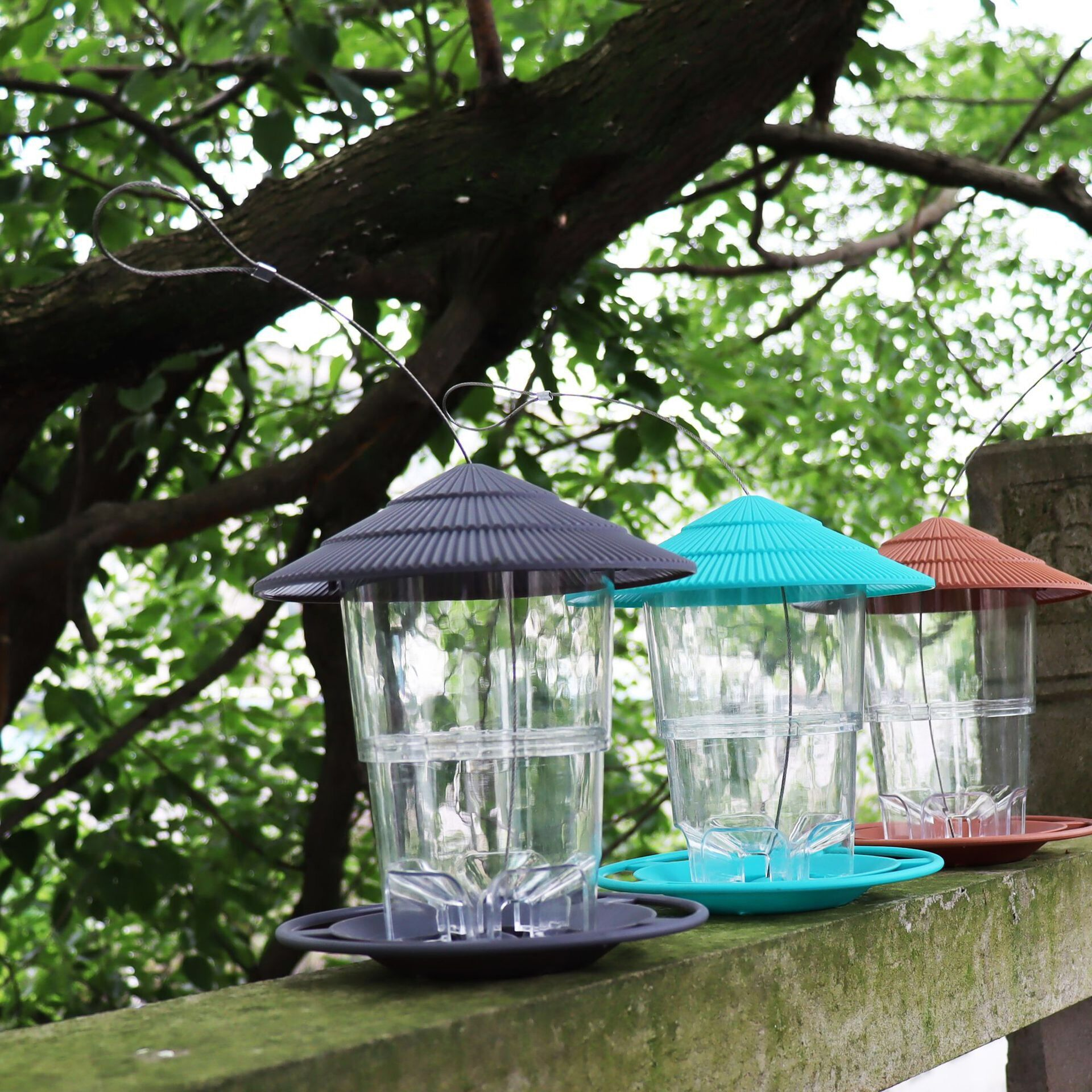 Retractable Hanging Bird Feeder Collapsible Outdoor Garden