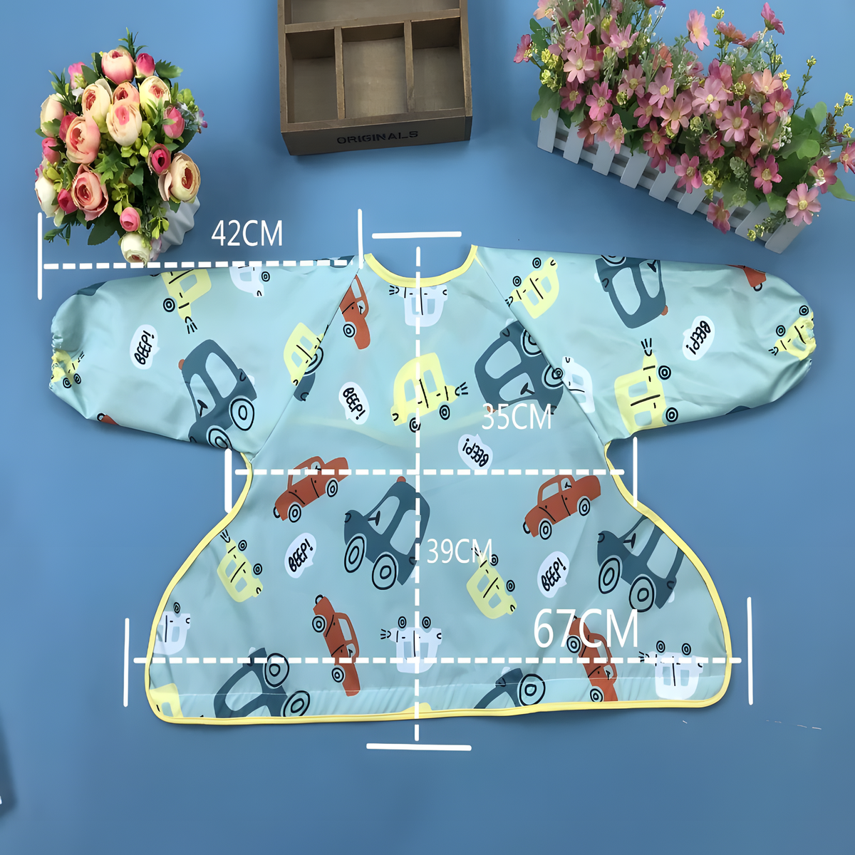 Baby Self-Feeding High Chair Catch Mat with Raised Edges