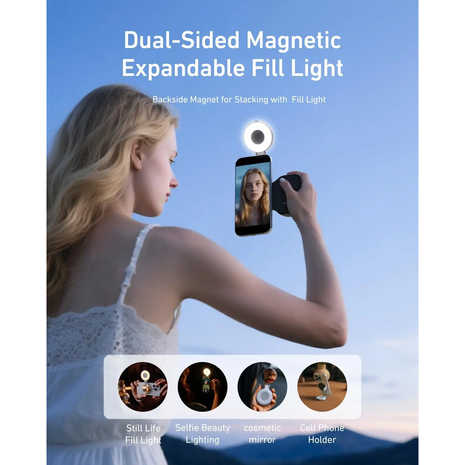 Phone Shooting Grip Kit with Fill Light & Tripod for Content Creators