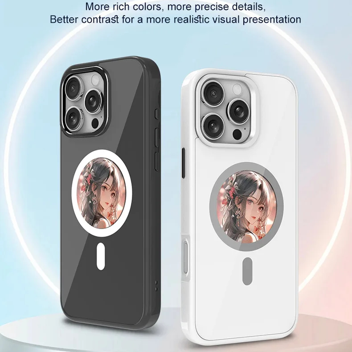 NFC E-Ink Display Phone Case for iPhone 13–16 Models