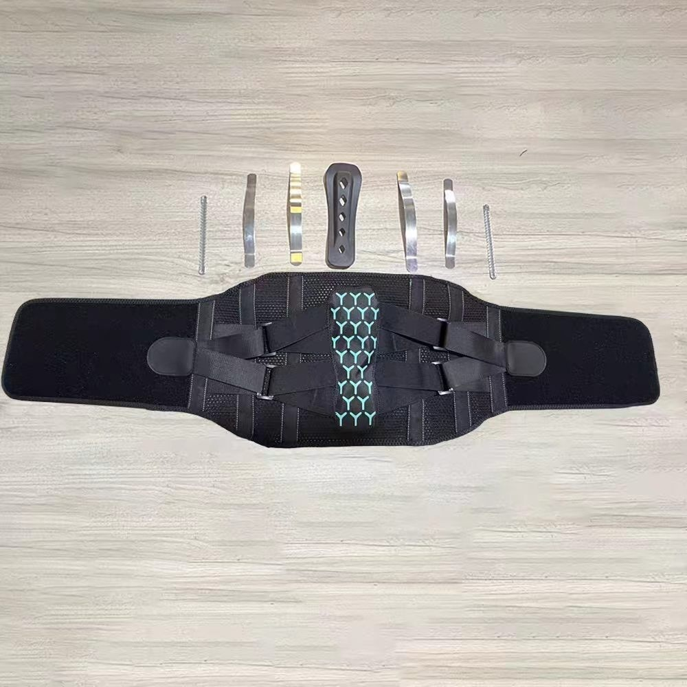 Adjustable Weightlifting Belt S-XXL Black/White Black/Green