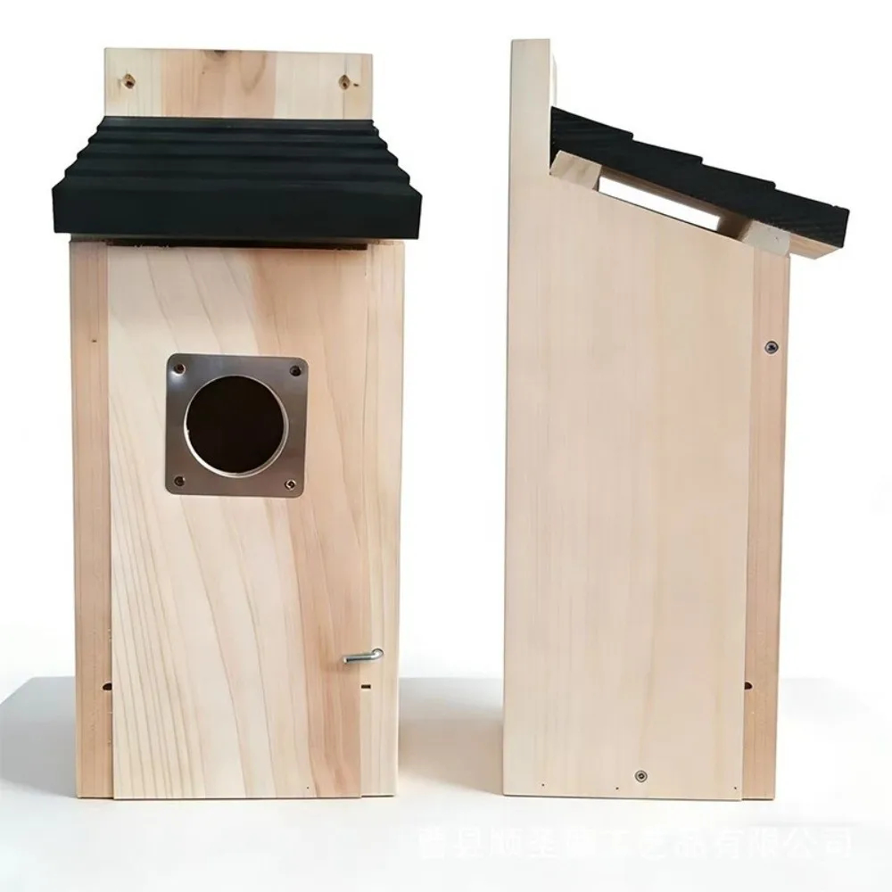 Outdoor Wooden Birdhouse – Garden Hanging Bird Nest House