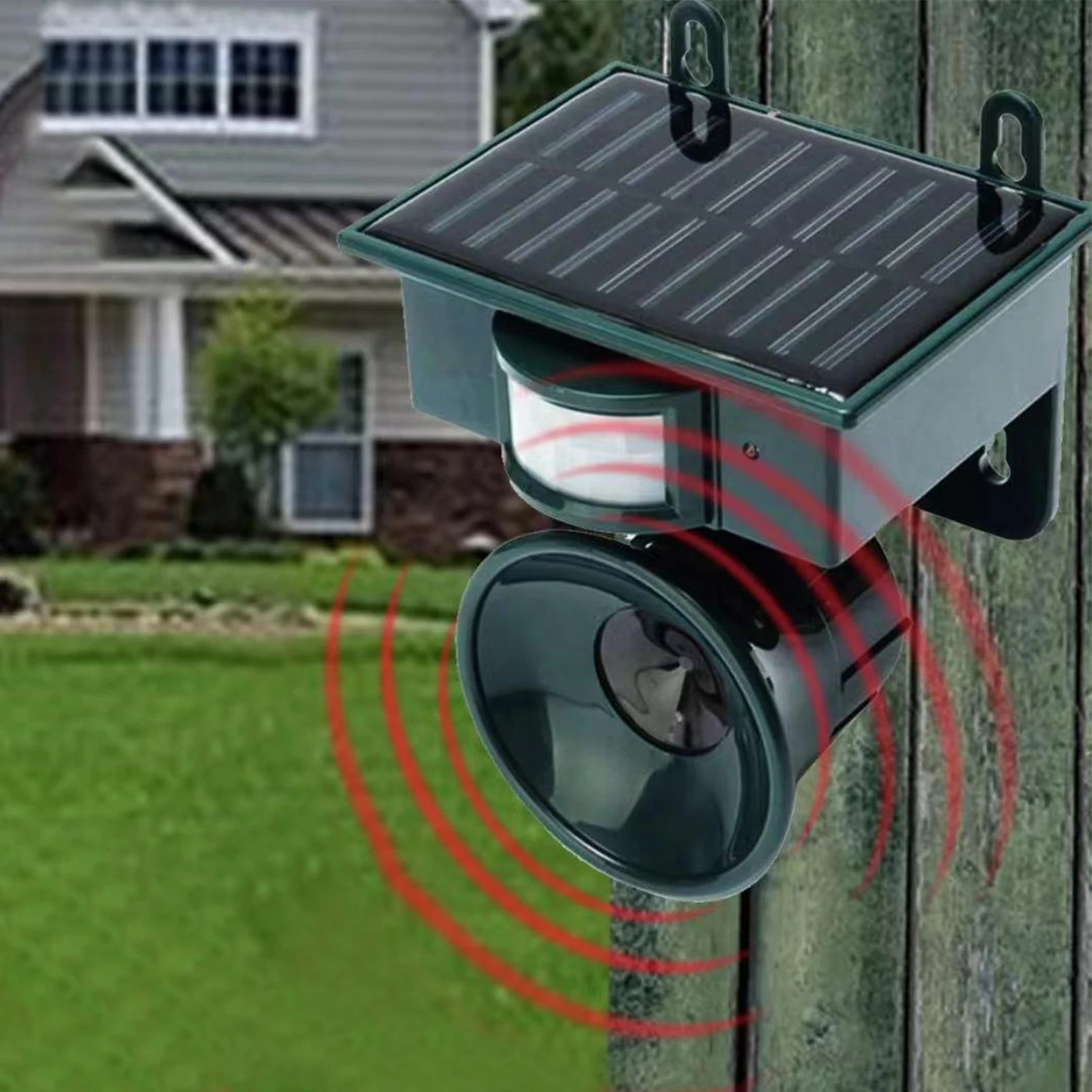 Solar Ultrasonic Bird Repeller – Motion-Activated Garden Deterrent
