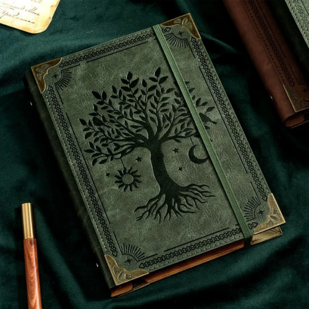 Refillable Vintage Notebook for Journaling and Daily Notes