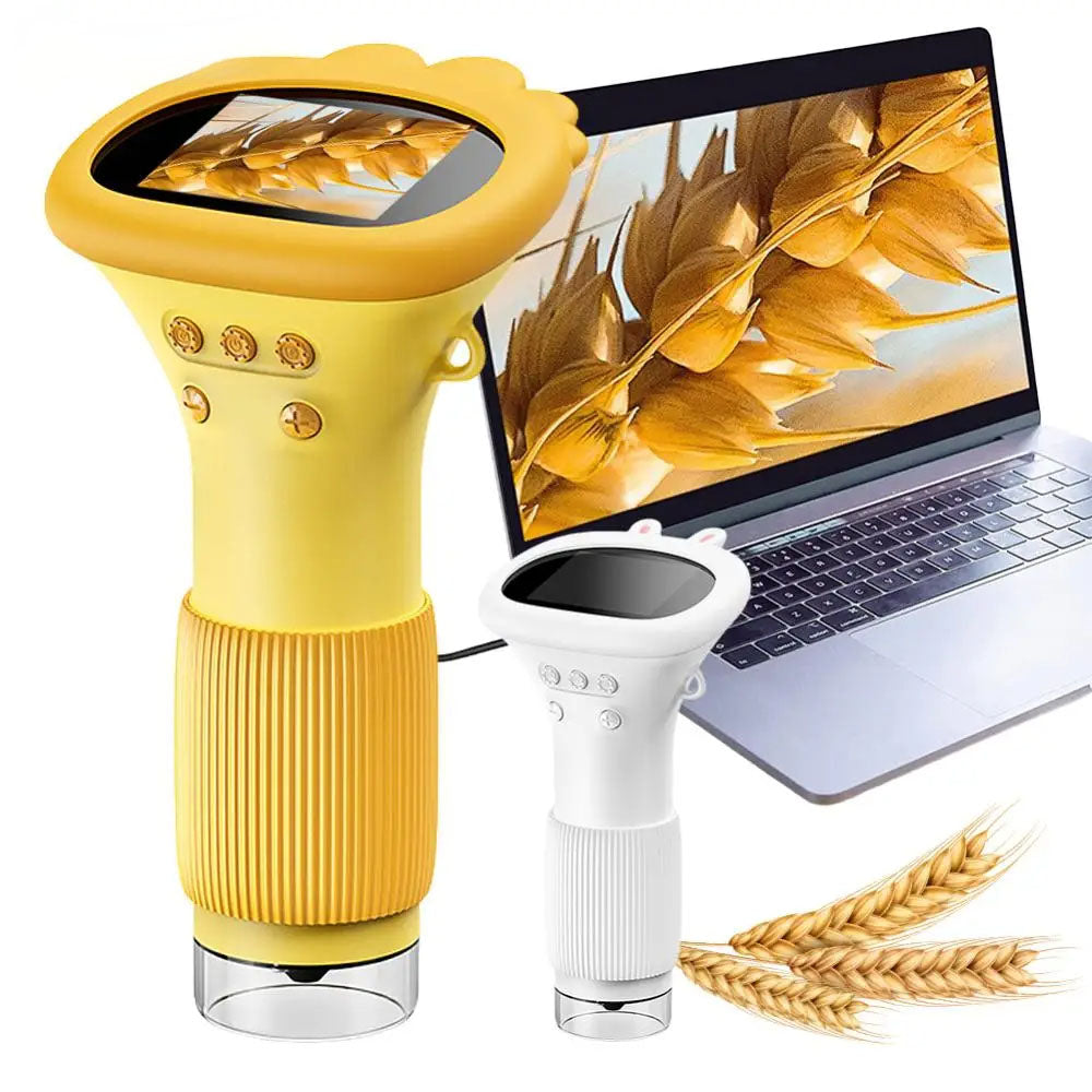 Kids Handheld Digital Microscope 1000x Zoom HD Screen 2 Colors