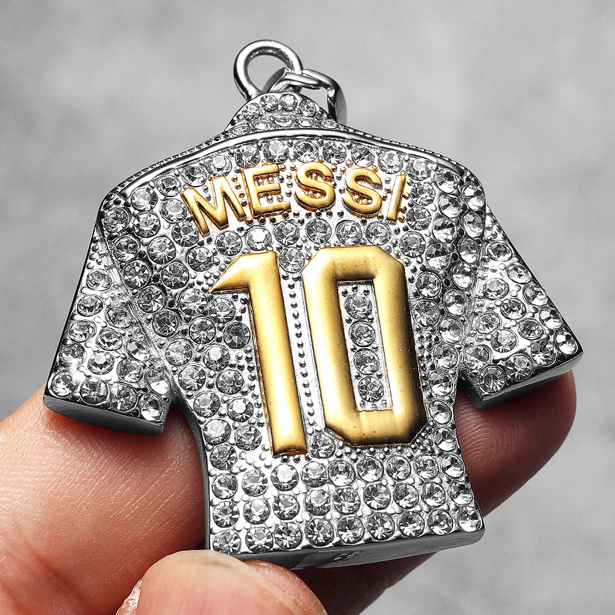 Soccer Jersey Pendant Necklace – Titanium Steel Fan Gift