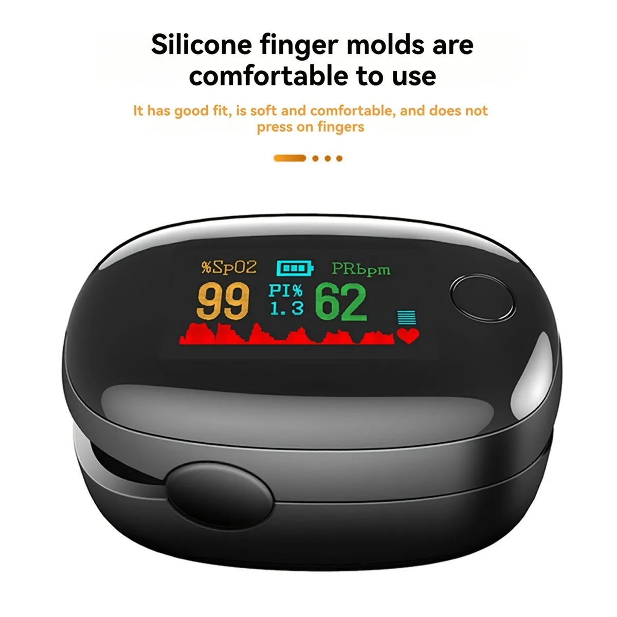 Fingertip Pulse Oximeter SpO2 Heart Rate Monitor LED TFT