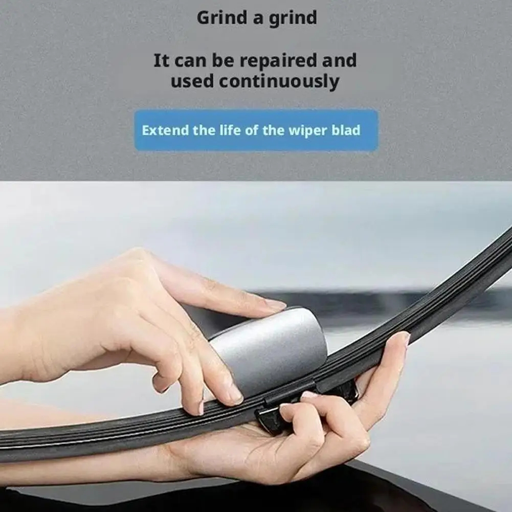 Windshield Wiper Repair Kit Blade Edge Restorer Tool Silver