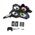 RC Foam Fighter Plane with Spare Parts & Dual Battery Blue