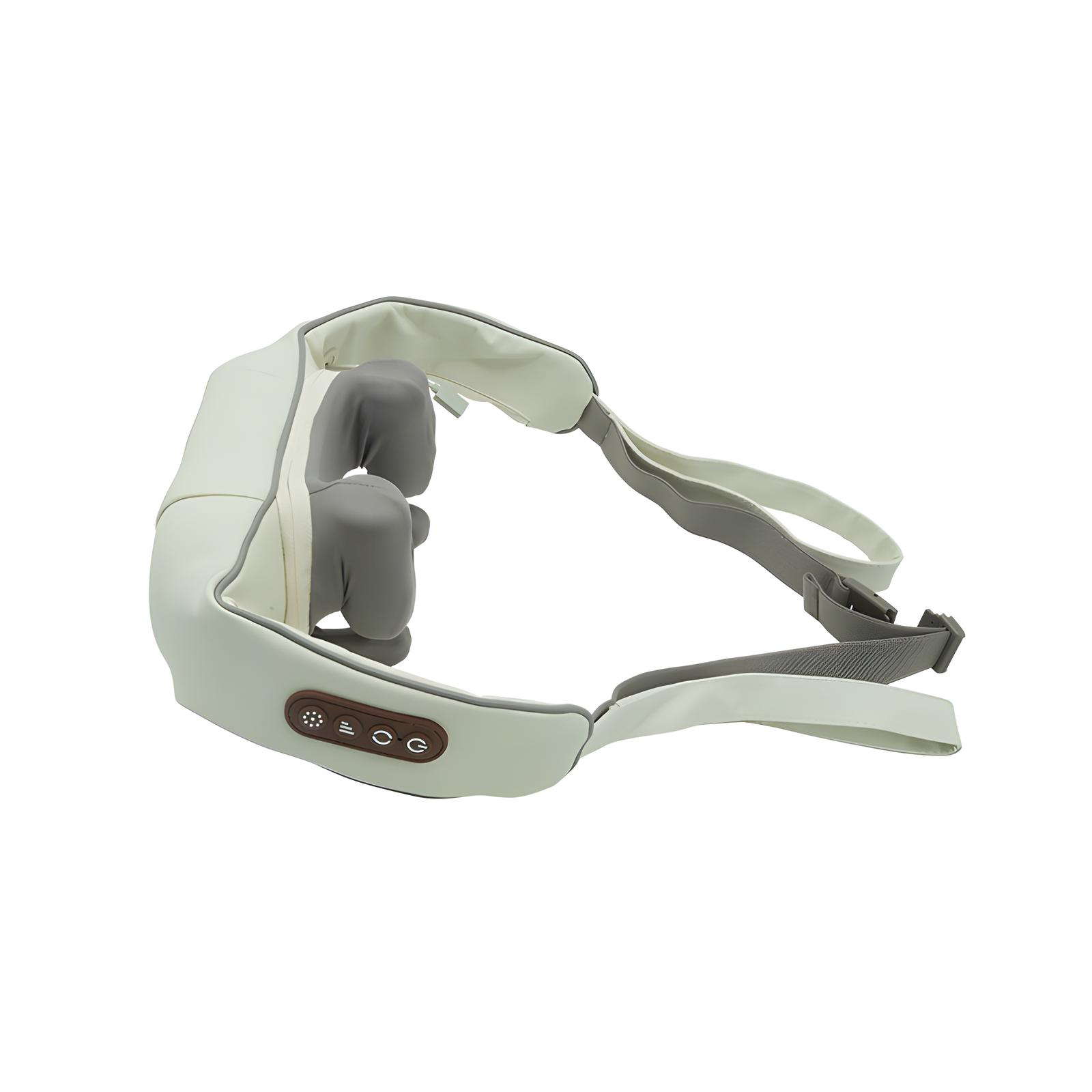 Wearable Neck Shoulder Massager 4 Heads Hands-Free USB