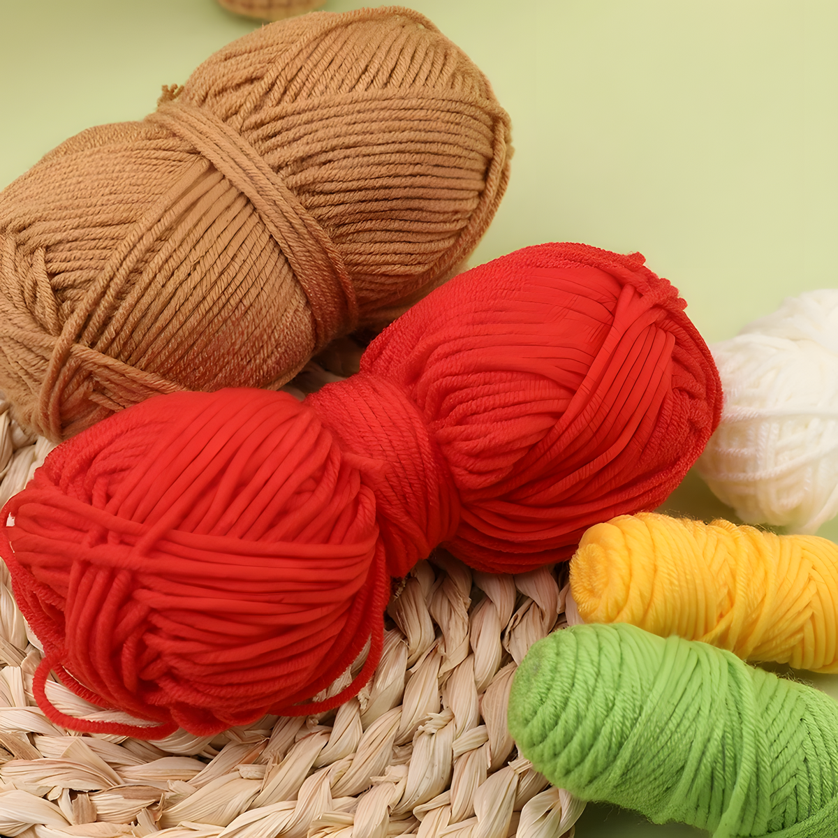 Beginner Crochet Flower Craft Kit with Materials and Guide