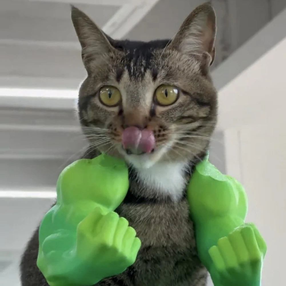 3D Printed Pet Muscle Arm Prop for Cats & Small Dogs 6 Colors