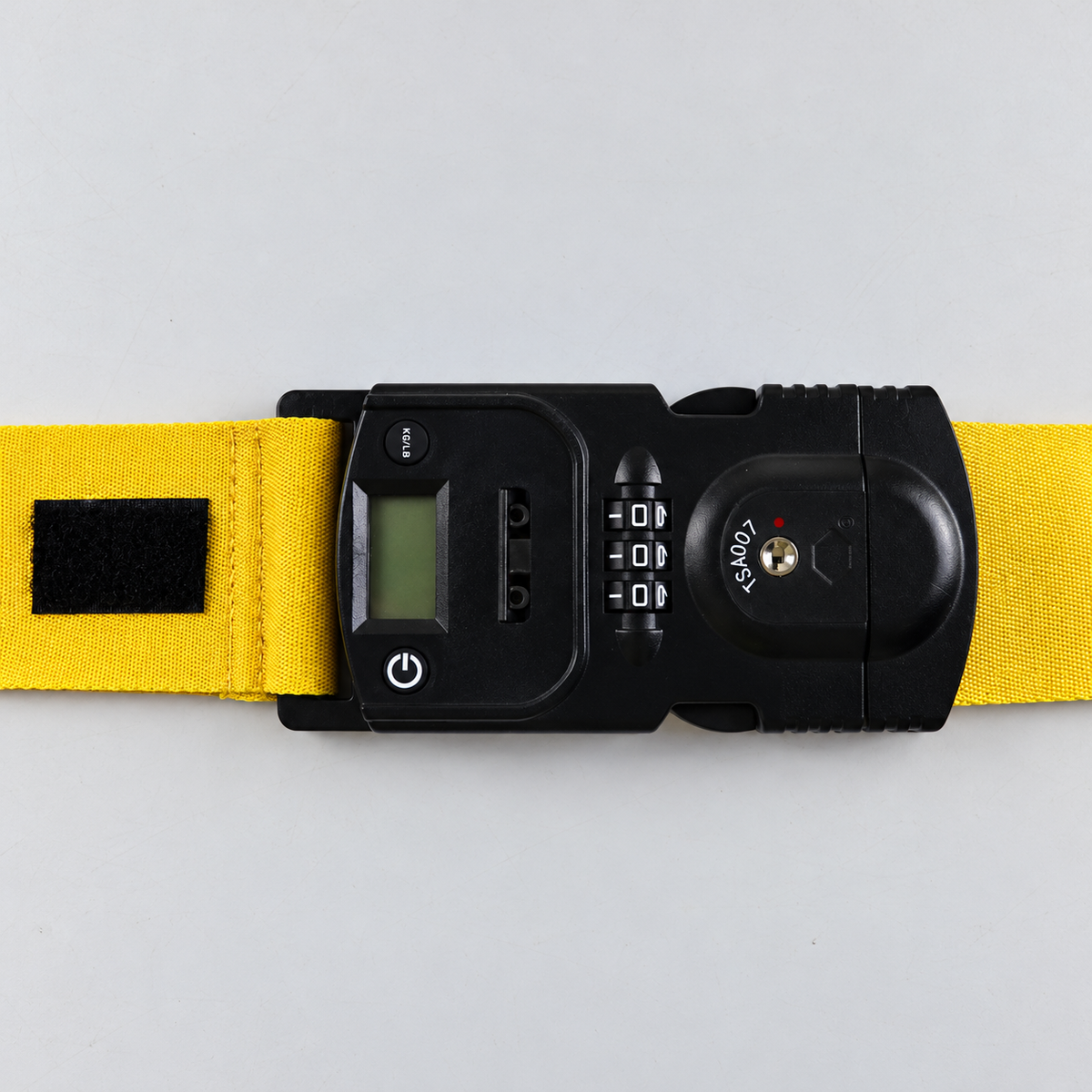 Luggage Strap, Integrated Digital Scale and Combination Lock