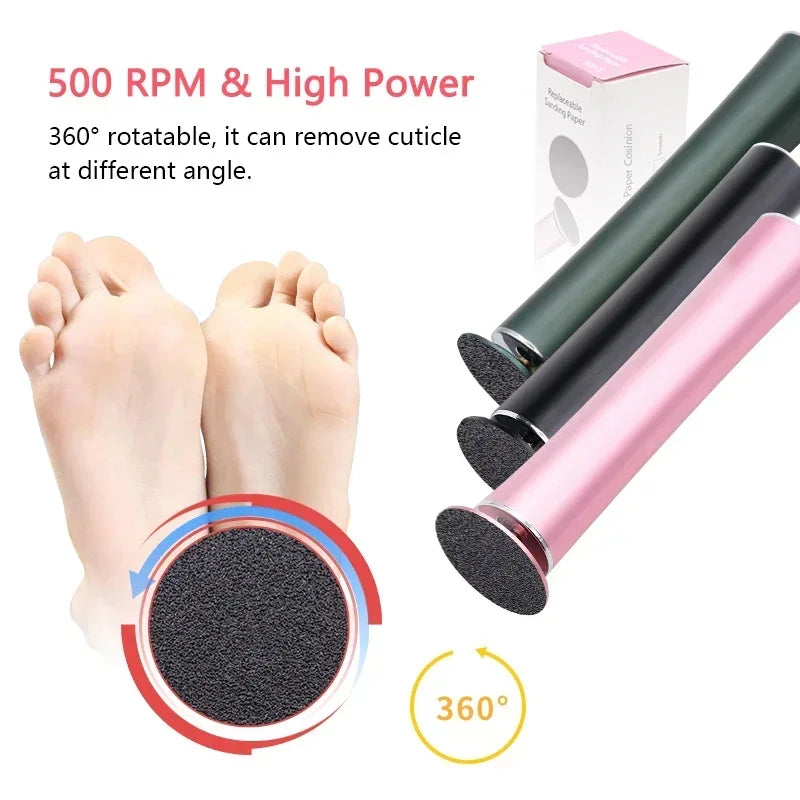 Professional Rechargeable Electric Pedicure File (Salon Results At Home)
