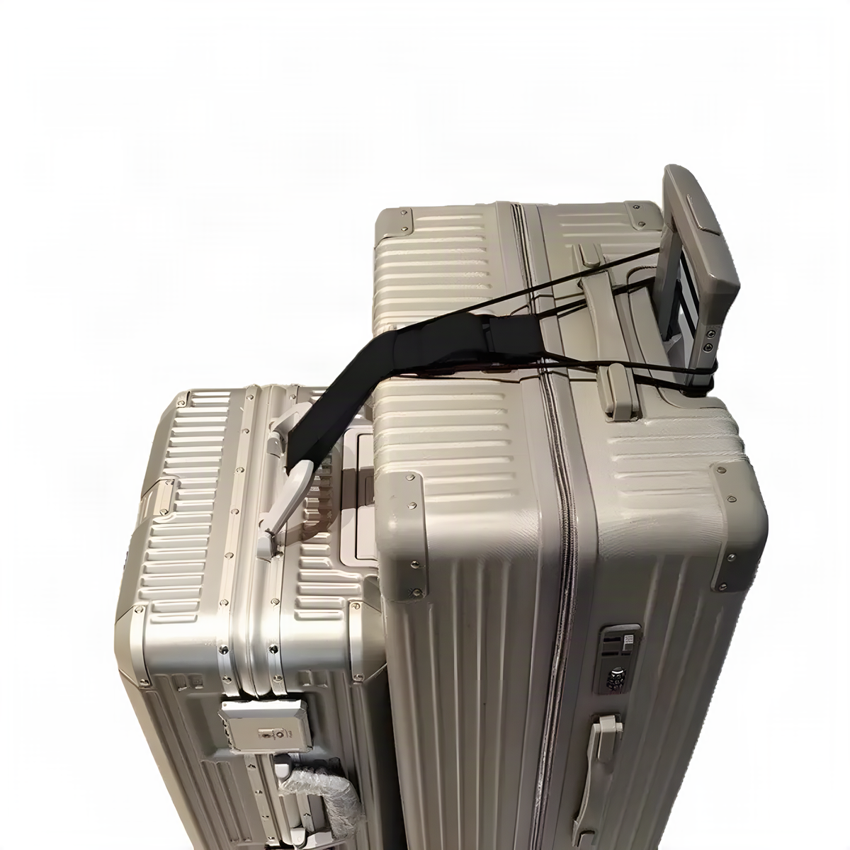 Luggage Connector Strap, Adjustable Band and Elastic Loops