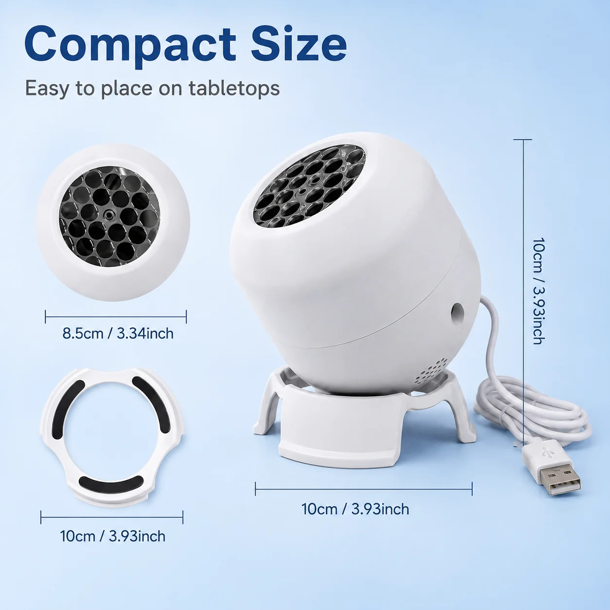 USB Projection Night Light, Ocean or Christmas Scene Options