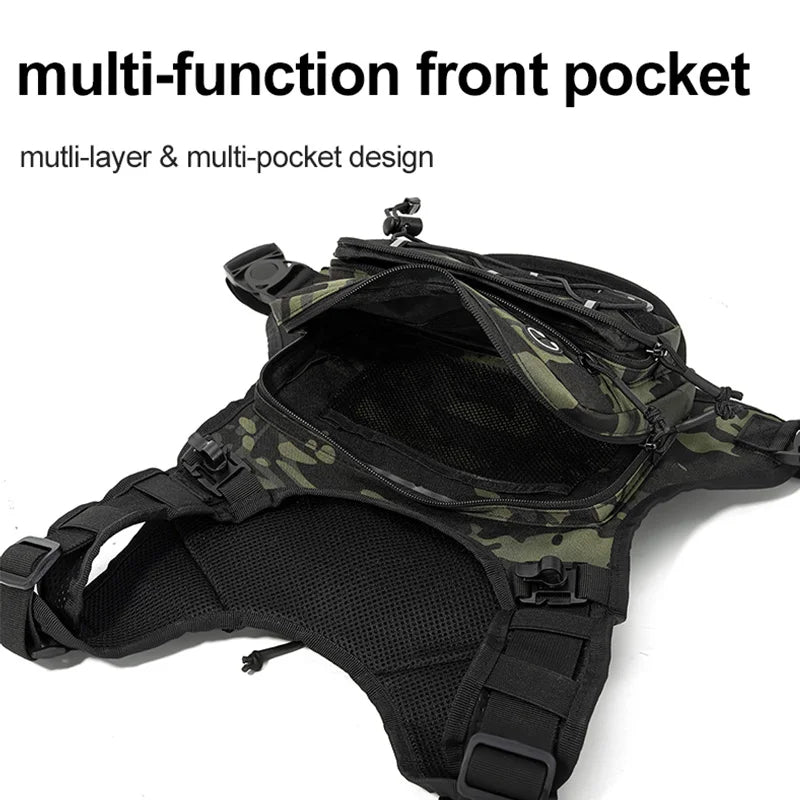 Lightweight Running Hydration Chest Pack Vest Oxford