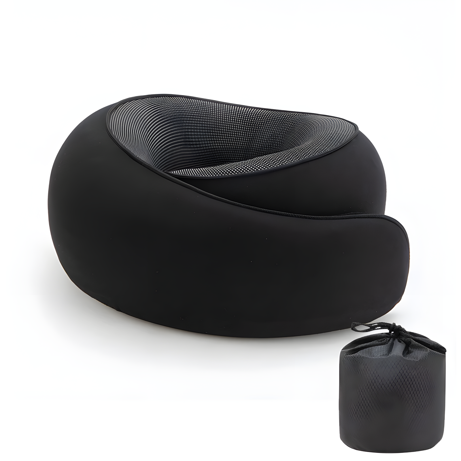 Memory Foam Travel Neck Pillow U-Shape with Storage Bag