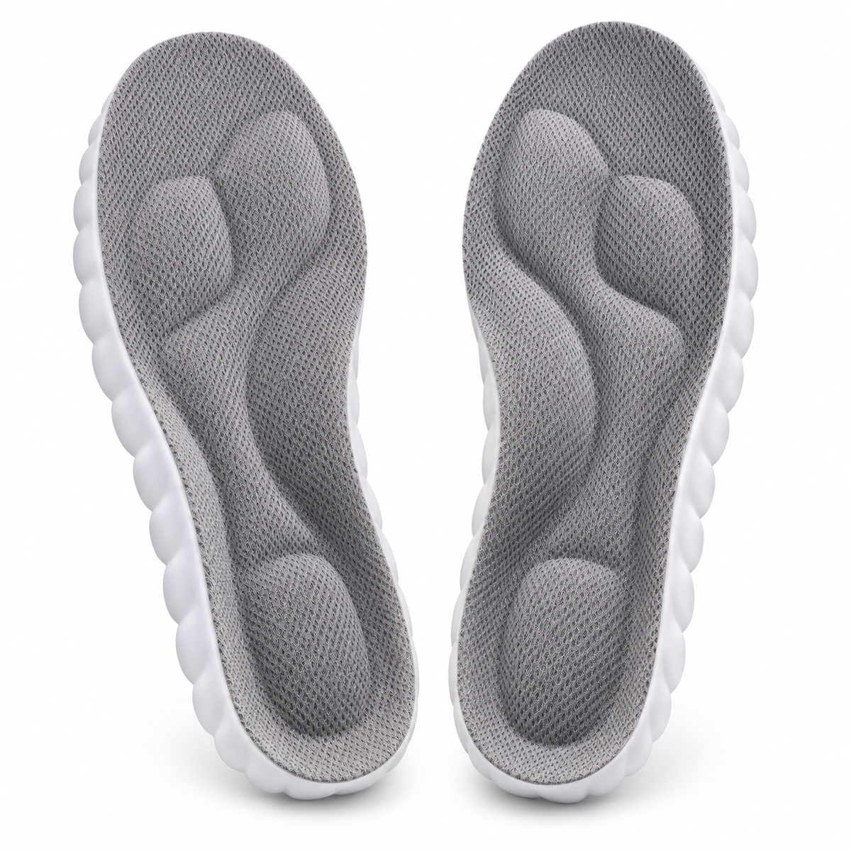 Cushioned Contoured Shoe Insoles
