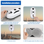 Window Cleaning Robot - Automatic Smart Cleaner | Suction Technology | Safety Rope