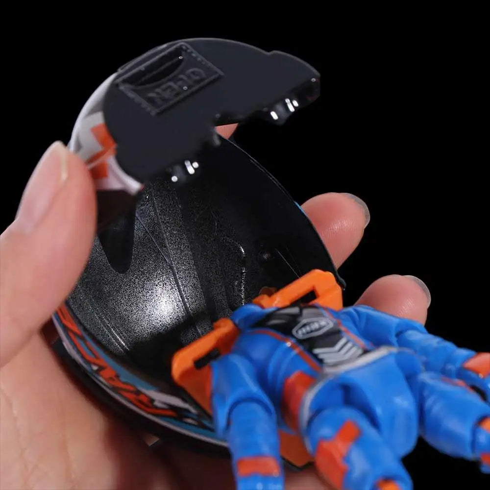 Transforming Rider Action Figure – Alloy Helmet-to-Rider 12cm