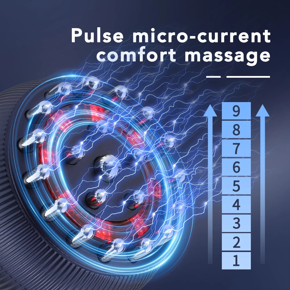 4-in-1 Electric Gua Sha Cupping Massager - Hot Compress & Microcurrent Body Relief - TradixPro
