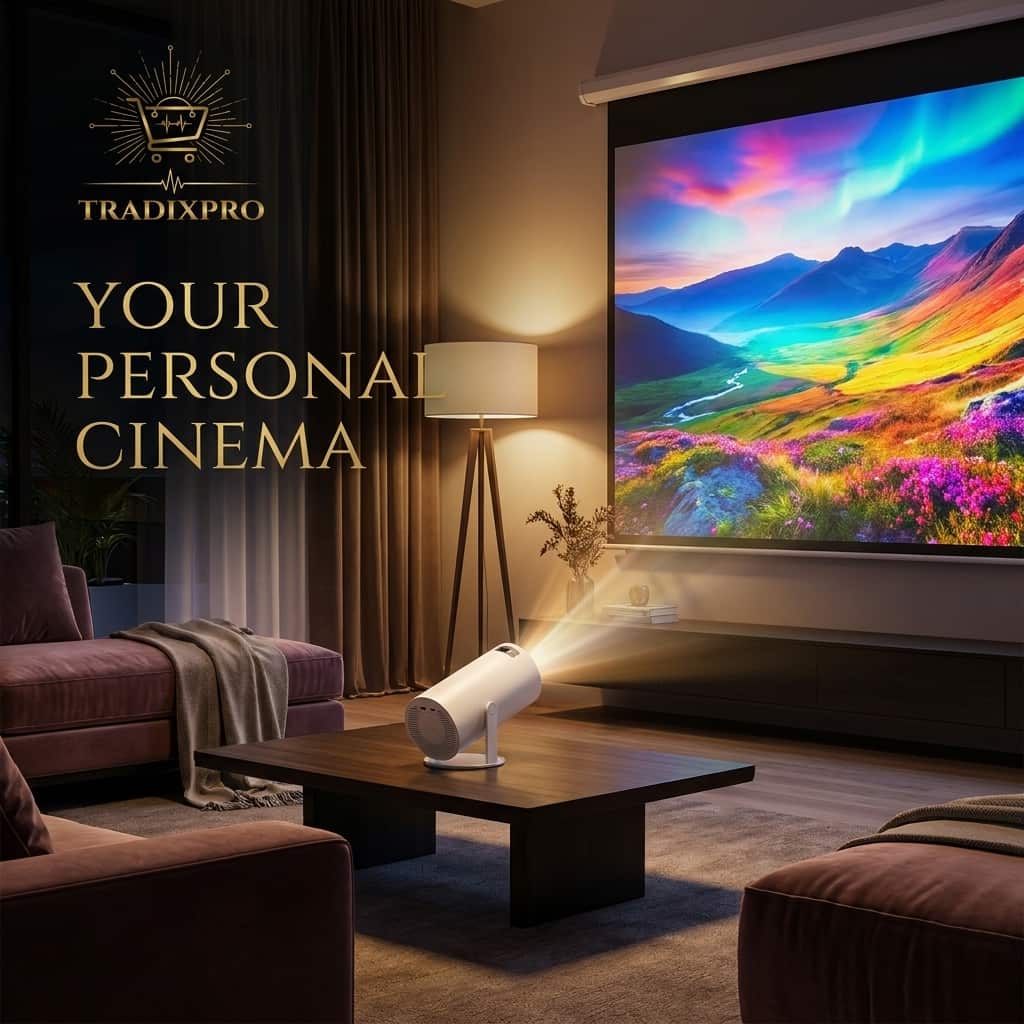 HY300 Mini Projector Android 11 WiFi 6 Bluetooth 5.0