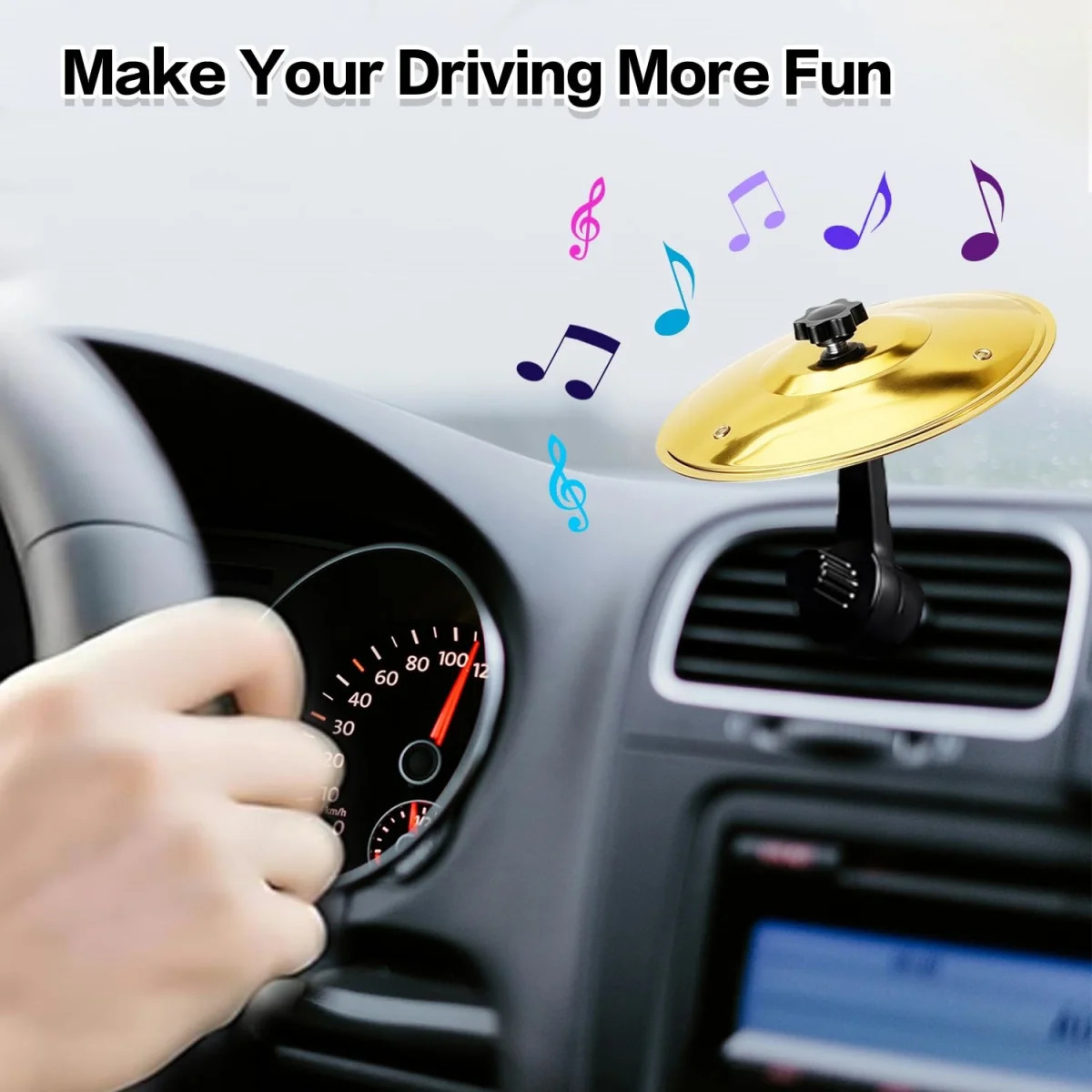 Car Air Vent Bell Decoration – Wind Chime Charm for Dashboard