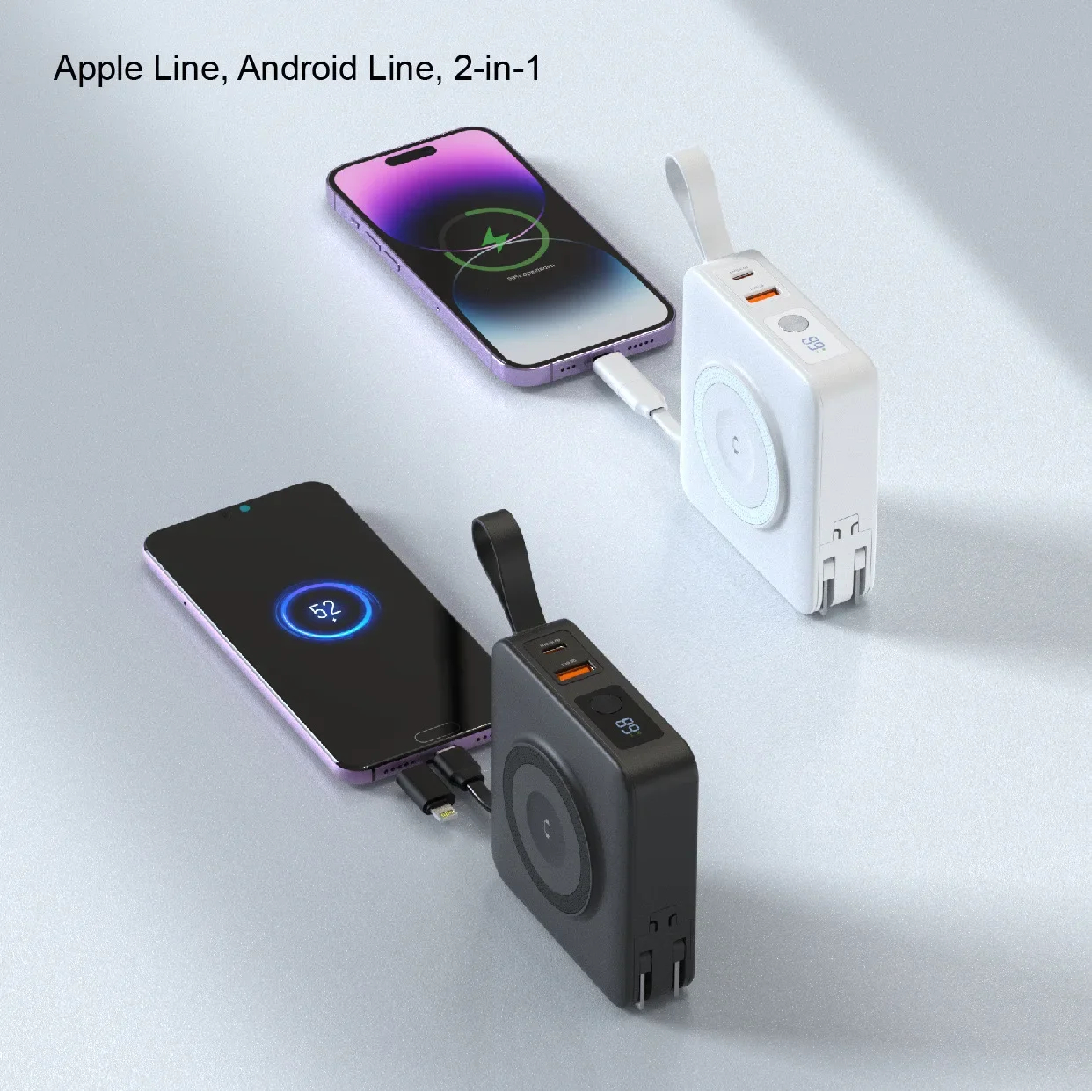 Smartwatch Wireless Power Bank – 2-in-1 Watch & Charger