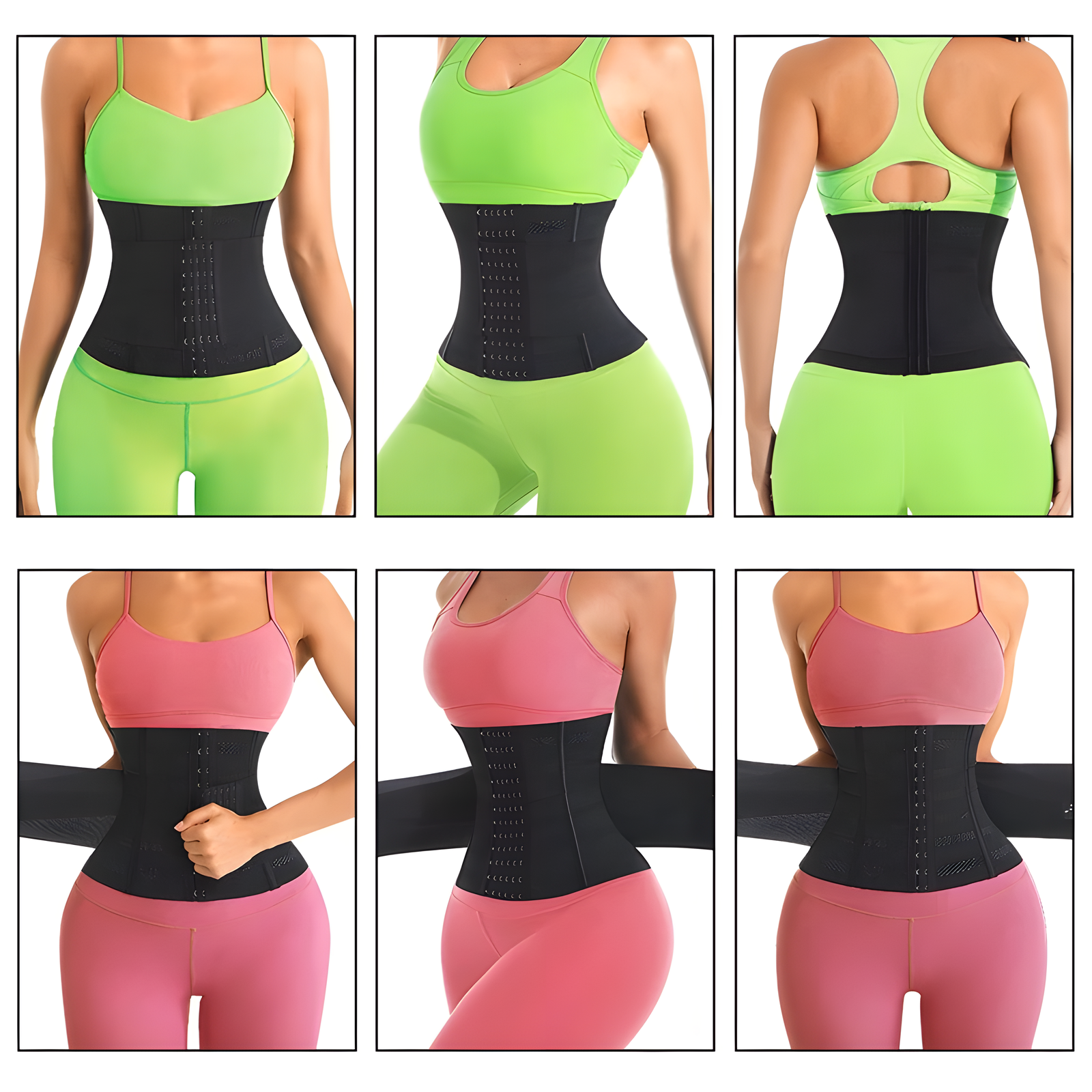 Breathable Mesh Waist Trainer with Steel Bones XS-3XL
