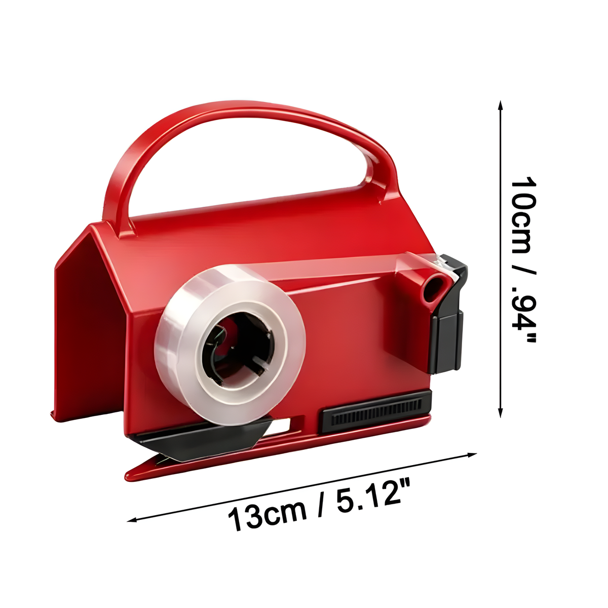 Handheld Wrapping Paper Cutter with Tape Dispenser