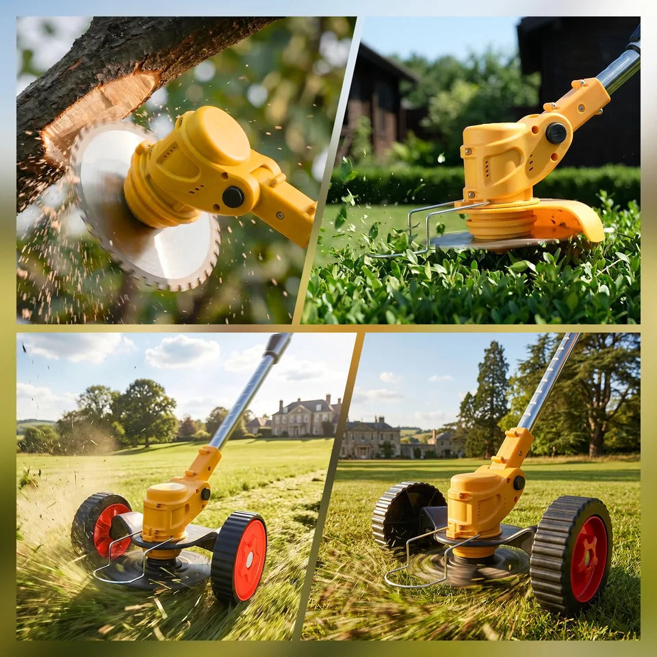 5-in-1 Cordless Weed Trimmer 200W 21V Telescoping Shaft