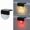 Solar Step Accent Light, Ribbed, Bubble or Shell Lens Options