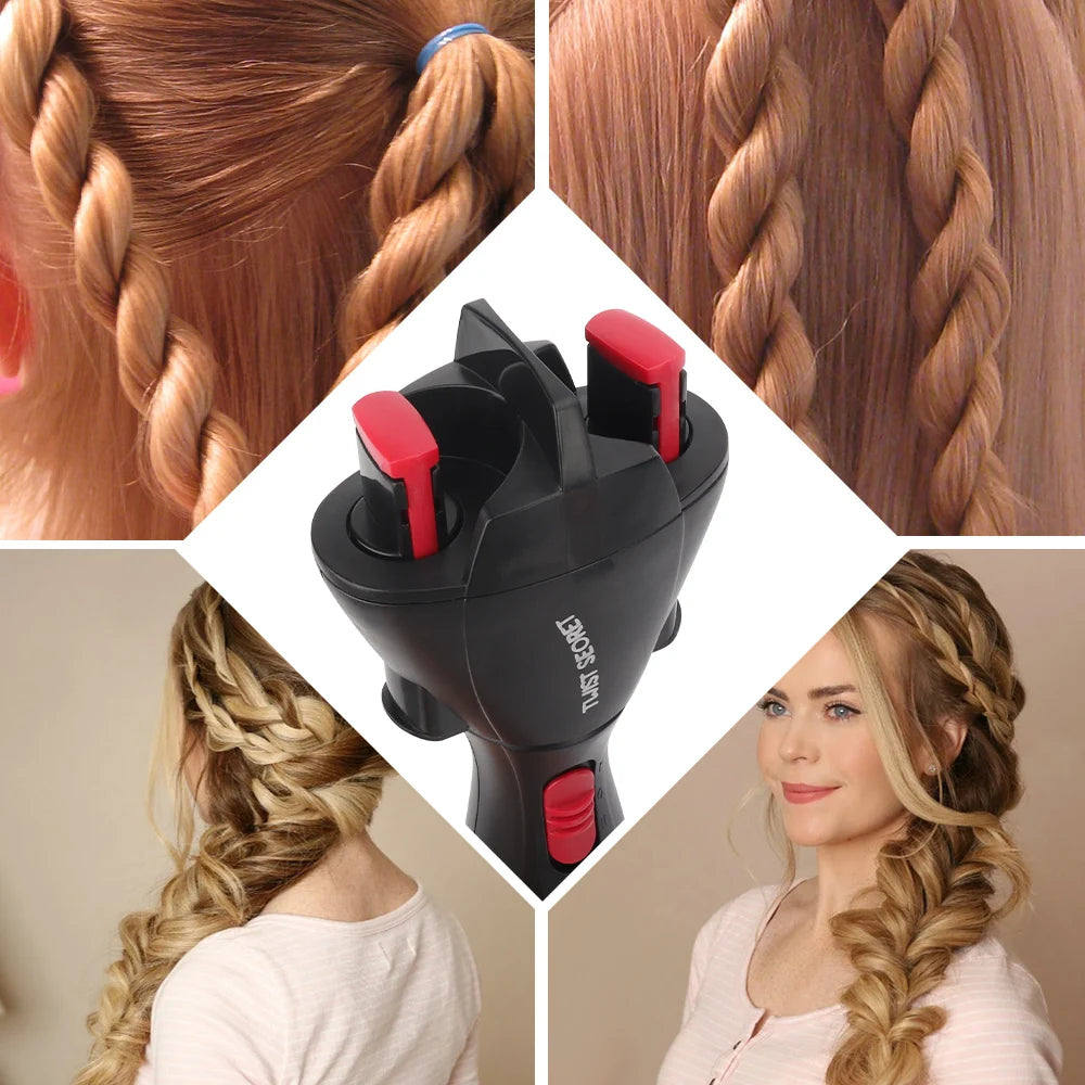 Automatic Cordless Electric Hair Braider (Fast & Easy DIY Professional Styling)