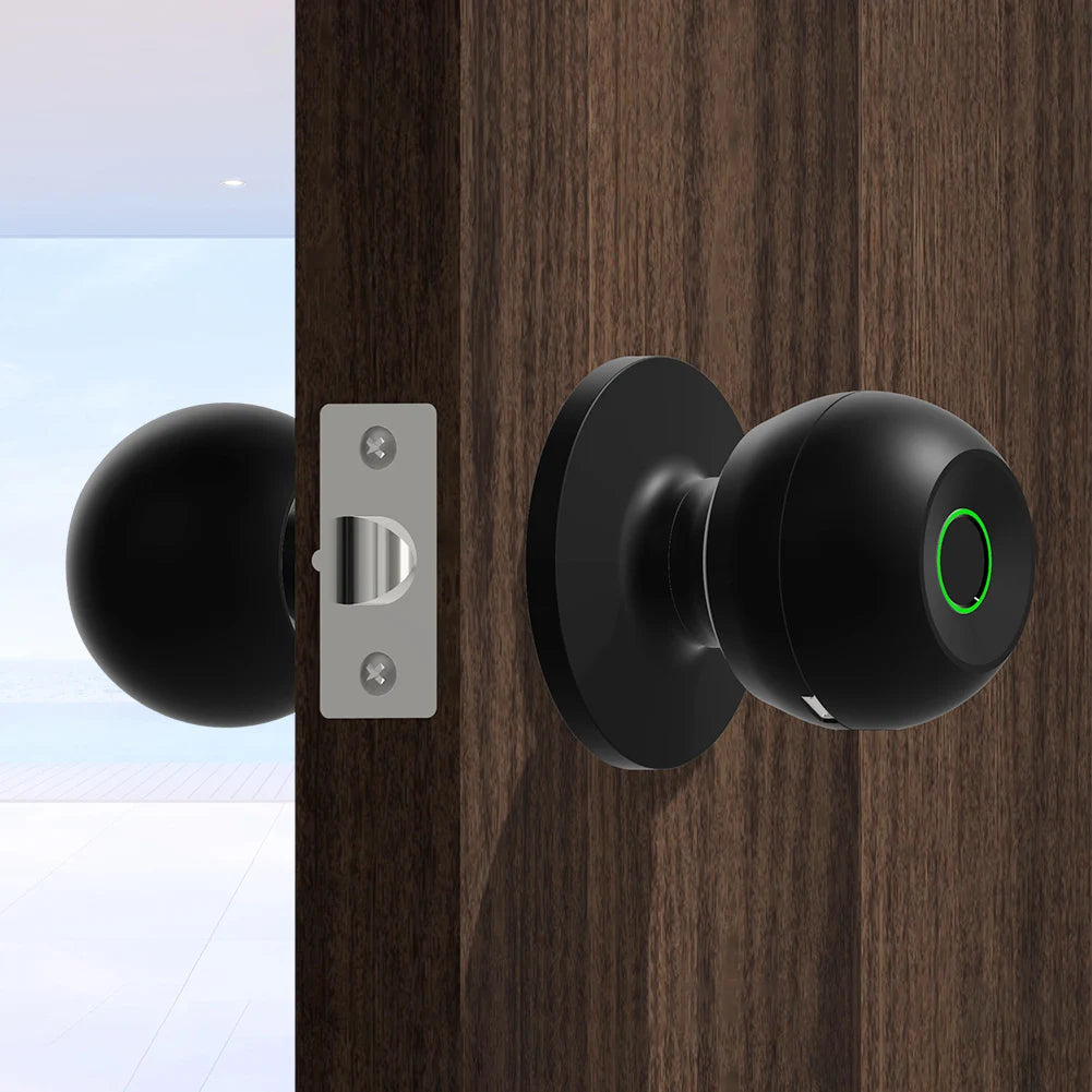 Keyless Smart Door Knob Lock (Biometric Fingerprint & App Control)