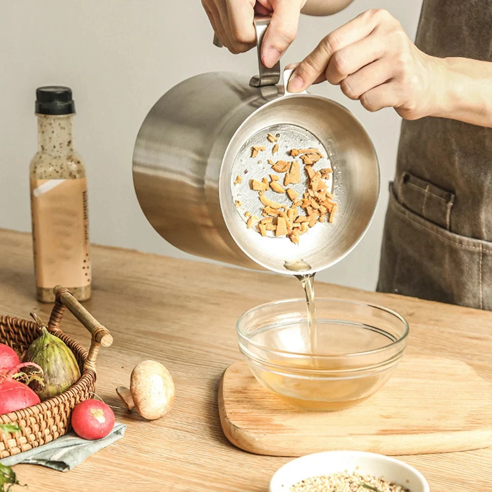 Smart Deep Frying Pot with Built-in Thermometer (Safe Frying & Crispy Results)