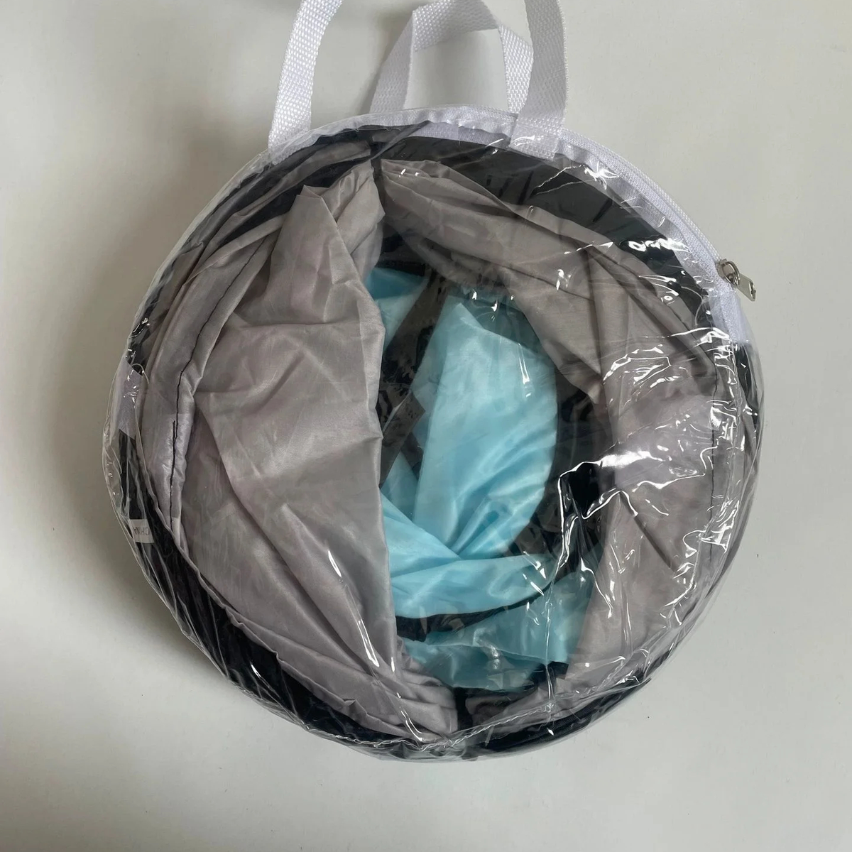 Collapsible Cat Tunnel with Cube Hideaway and Play Openings