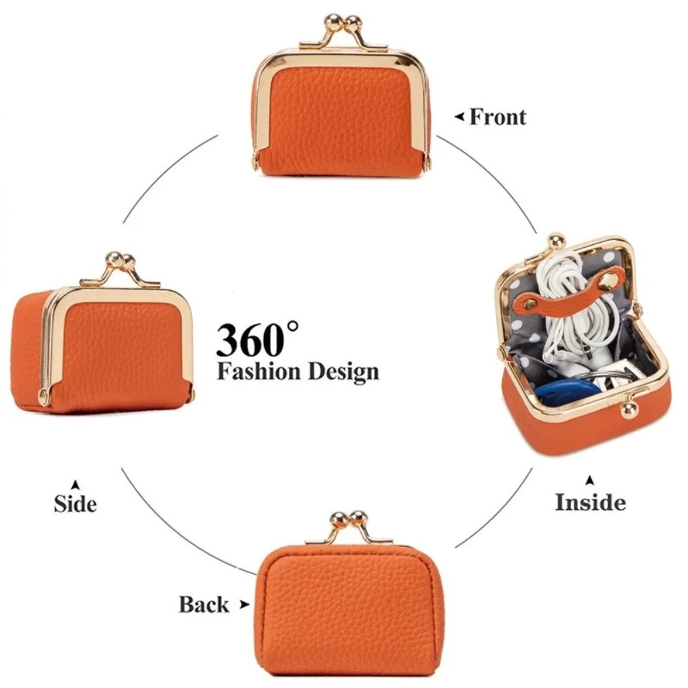 Orange clutch bag shown from multiple angles with '360° Fashion Design' text.