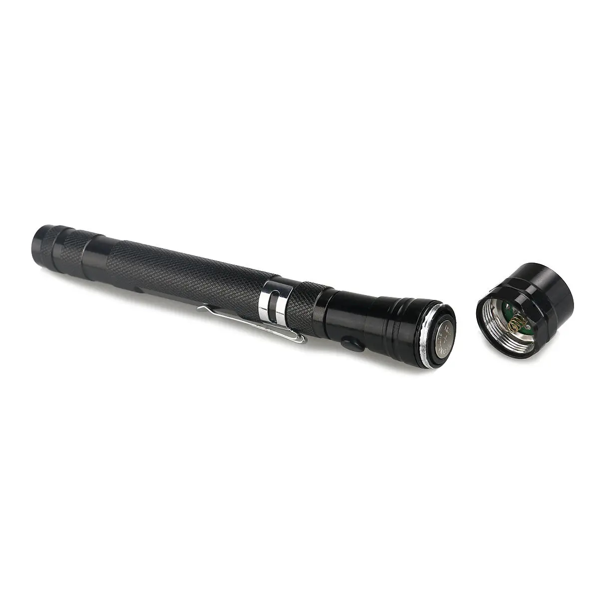 Telescopic Magnetic LED Work Light with Flexible Neck and Clip