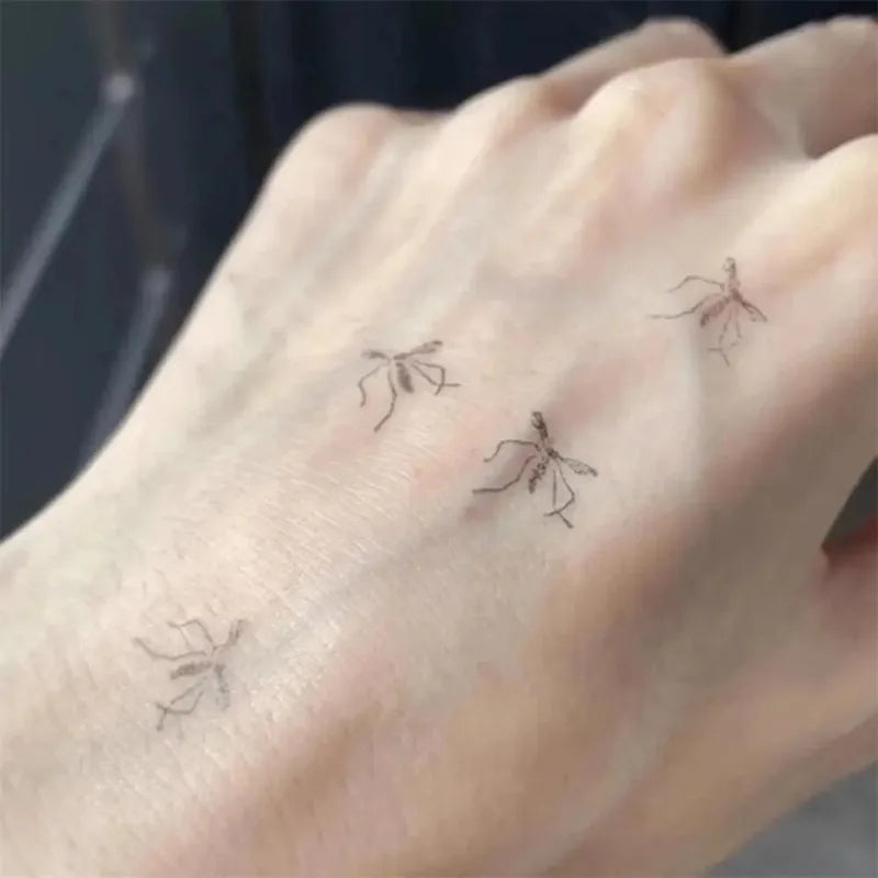 Funny Mosquito Stamp Prank Toy with Washable Ink
