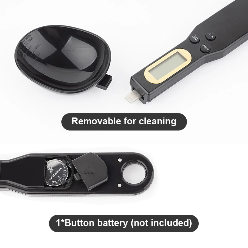 Digital Spoon Scale 0.1g Precision LCD 500g Capacity Kitchen