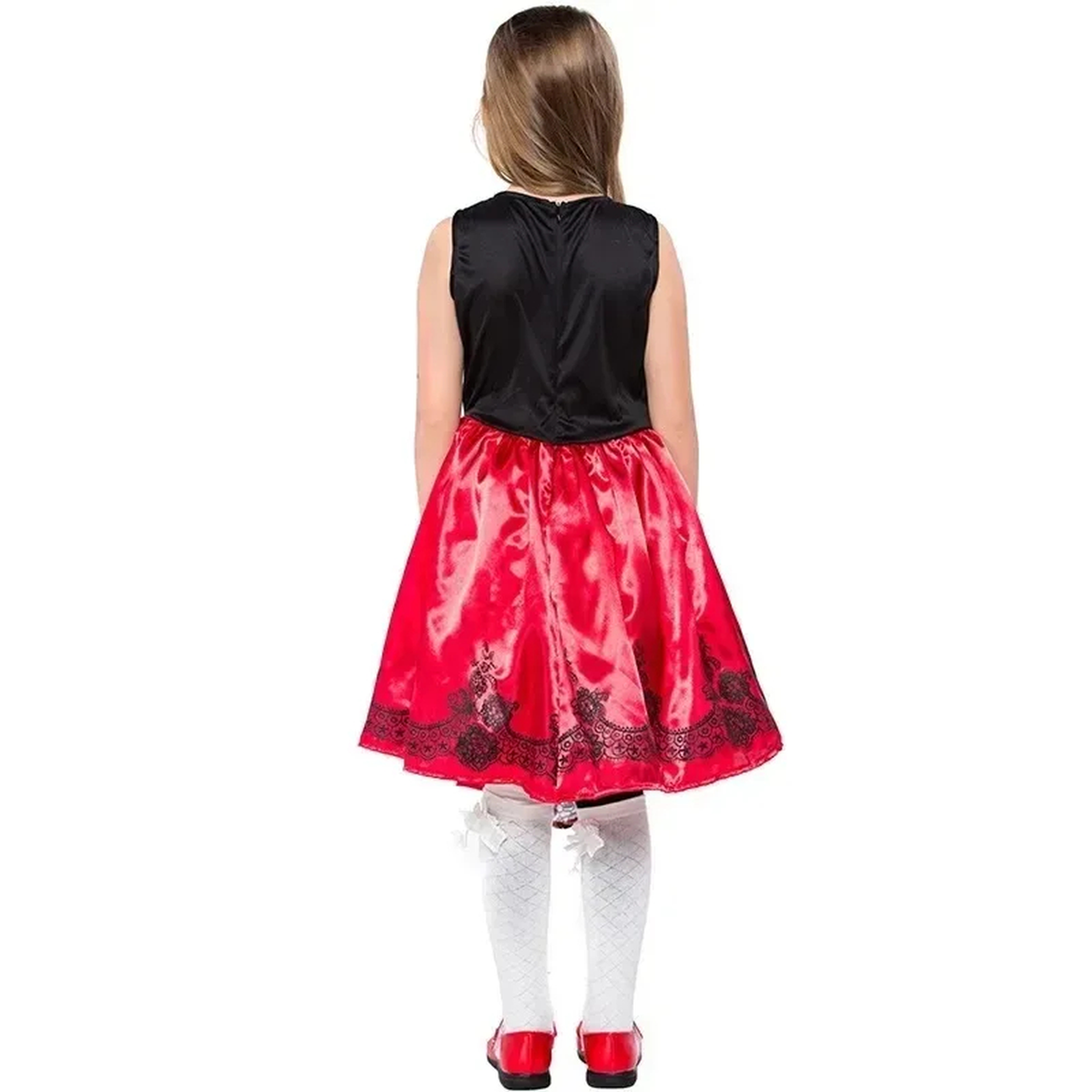 Little Red Riding Hood Costume for Kids with Hooded Cape Dress